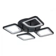 Потолочная LED люстра, светильник светодиодный Sunlight черный 1500-2-450 BLK - изображение 1