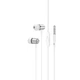Наушники Hoco Spring metal universal earphones with mic M108 серебристые - изображение 1