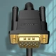 Кабель VGA 15M-15M, 1.5 м, з ферритами, чорний Vention - зображення 7