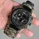 Наручные часы для выживания Skmei Paracord 2202CMGN с компасом и огнивом Green Camo (7_01127) - изображение 2