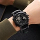 Наручний годинник для виживання Skmei Paracord 2202BK з компасом та огнивом Black (7_01112) - зображення 3