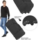 Сумка дорожня на колесах TravelZ Wheelbag 100 Liter Black (603091) - изображение 5
