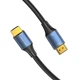 Кабель 8K HDMI 2.1 Vention Cotton Braided HDMI на Adapter Cable HDMI (5m, 8K, HDMI2.1). Blue - зображення 5