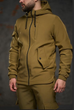 Мужской костюм Softshell утепленный куртка и штаны на флисе Intruder 0190 XL Койот ( IN - 0190/02 D ) - изображение 7