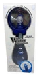 Вентилятор с распылением воды на батарейках ручной портативный Water spray fan синий - изображение 8