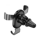 Держатель для телефона в автомобиль Hoco CA56 Plus Armor metal gravity car holder Black - изображение 4