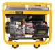 Генератор дизельный Powermat PM-AGR-5500MD на колесиках трехфазный 4-х тактный с электрическим запуском медная обмотка бак 12.5 л 12/230/400 В 5/5.5 кВт - изображение 6