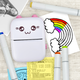 Портативный термопринтер JETIX Mini printer Pink| Детский принтер с большим набором термобумаги в комплекте - изображение 4