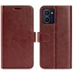 Классический чехол-книжка Deexe Wallet Style для HMD Pulse / Pulse Pro / Pulse Plus - Brown - изображение 1