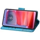 Чехол-книжка с рисунком UniCase Butterfly Pattern для Motorola Edge 50 Fusion - Blue - изображение 3
