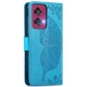 Чехол-книжка с рисунком UniCase Butterfly Pattern для Motorola Edge 50 Fusion - Blue - изображение 5
