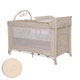 Ліжко - манеж Lorelli Noemi 2 Layers Plus Fog Beige Star - зображення 1