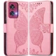 Чохол-книжка з малюнком UniCase Butterfly Pattern для Motorola Edge 50 Fusion - Pink - зображення 1