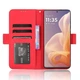 Чохол-книжка з кишеньками Deexe Wallet Stand для Motorola Moto G85 - Red - зображення 3