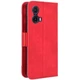 Чохол-книжка з кишеньками Deexe Wallet Stand для Motorola Moto G85 - Red - зображення 7