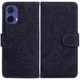 Чехол-книжка Deexe Tiger для Motorola Moto G85 - Black - изображение 1