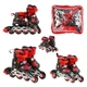 Роликовые коньки Best Roller. Размер 26-28: 15-16.5 см, PVC колёса. Red (153147) - изображение 2