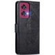 Чохол-книжка з малюнком UniCase Butterfly Pattern для Motorola Edge 50 Fusion - Black - зображення 5