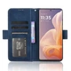 Чехол-книжка с кармашками Deexe Wallet Stand для Motorola Moto G85 - Blue - изображение 3