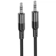 Кабель HOCO Spirit transparent AUX audio cable UPA27 |1.2M| Колір Grey - изображение 1