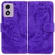 Чохол-книжка Deexe Tiger для Motorola Moto E14 / G04s - Purple - зображення 1