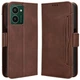 Чехол-книжка с кармашками Deexe Wallet Stand для HMD Pulse / Pulse Pro / Pulse Plus - Brown - изображение 1