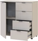 Комод Doros Рон 1 1 фасад 4 шухляды 80х38х81 см Кашемир (41516043) - изображение 7