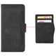 Чехол-книжка с кармашками Deexe Wallet Stand для Motorola Moto G85 - Black - изображение 6