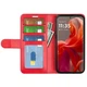 Классический чехол-книжка Deexe Wallet Style для Motorola Moto G85 - Red - изображение 2