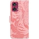 Чохол-книжка Deexe Tiger для Motorola Edge 50 Fusion - Pink - зображення 6