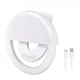 Селфи кольцо светодиодное с USB-зарядкой Selfie Ring Light - изображение 1