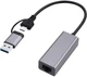 Adapter sieciowy Cablexpert USB - RJ-45 (A-USB3AC-LAN2G-01) - obraz 1