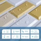 Декоративная стеновая панель 3D с имитацией каменной кладки 960*480*4мм Бело-бежевый - изображение 6