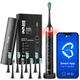 Электрическая зубная щетка Bitvae S2 Smart 8 насадок и футляр black - изображение 1