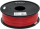 Професійний філамент для 3D-друку Qoltec PLA PRO 1.75 мм 1 кг Red (5901878506746) - зображення 3