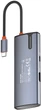 USB-хаб ColorWay USB-C - 3xUSB-A 3.0 HDMI 4K USB-C PD 100W Dark Grey (CW-HUB01) - изображение 8