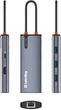 USB-хаб ColorWay USB-C - 3xUSB-A 3.0 HDMI 4K RJ-45 USB-C PD 100W Dark Grey (CW-HUB02) - изображение 6