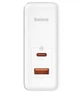 Зарядний пристрій Baseus GaN5 Pro Fast Charger C+U на 100W (CCGP090202) White - зображення 3