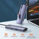 USB-хаб ColorWay USB-C - 3xUSB-A 3.0 USB-A 2.0 RJ-45 USB-C PD 100W Dark Grey (CW-HUB03) - изображение 10
