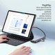 USB-хаб ColorWay USB-C - 3xUSB-A 3.0 USB-A 2.0 RJ-45 USB-C PD 100W Dark Grey (CW-HUB03) - изображение 13