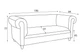 Зелений оксамитовий диван Chester Dutchbone 186x77x94 (3200133) 090579 - изображение 8