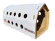 Когтеточка - лежанка дряпка для кошек и котов WellCat Whiskers 54х24х12 см и коробка домик 55*26*27см - изображение 4