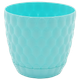 Горшок для цветов Pinecone 1,6 л бирюзовый 14,5х14,5х13 см - изображение 9