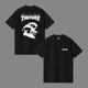 Футболка унісекс Thrasher з малюнком черепа розмір L чорного кольору - зображення 2