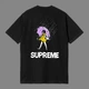 Футболка унісекс Supreme з малюнком дівчини з парасолькою розмір L чорного кольору - зображення 3