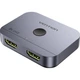 Свитч разветвитель Vention HDMI 2.1 8K 60Hz 3D HDCP HDR Dolby 7.1 переключатель двунаправлений 2 in 1 out Grey (AKPH0) - изображение 1