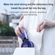 Вентилятор аккумуляторный беспроводной 5-скоростей 1800 mAh Purple - изображение 2