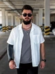 Мужская рубашка с коротким рукавом Old Money Teamv Белая S - изображение 4