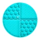 Коврик для слизывания и медленного питания WAUDOG Silicone для кошек и собак, 21,1х21,1х3 см, голубой - изображение 2