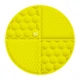 Коврик для слизывания и медленного питания WAUDOG Silicone для кошек и собак, 21,1х21,1х3 см, желтый - изображение 2